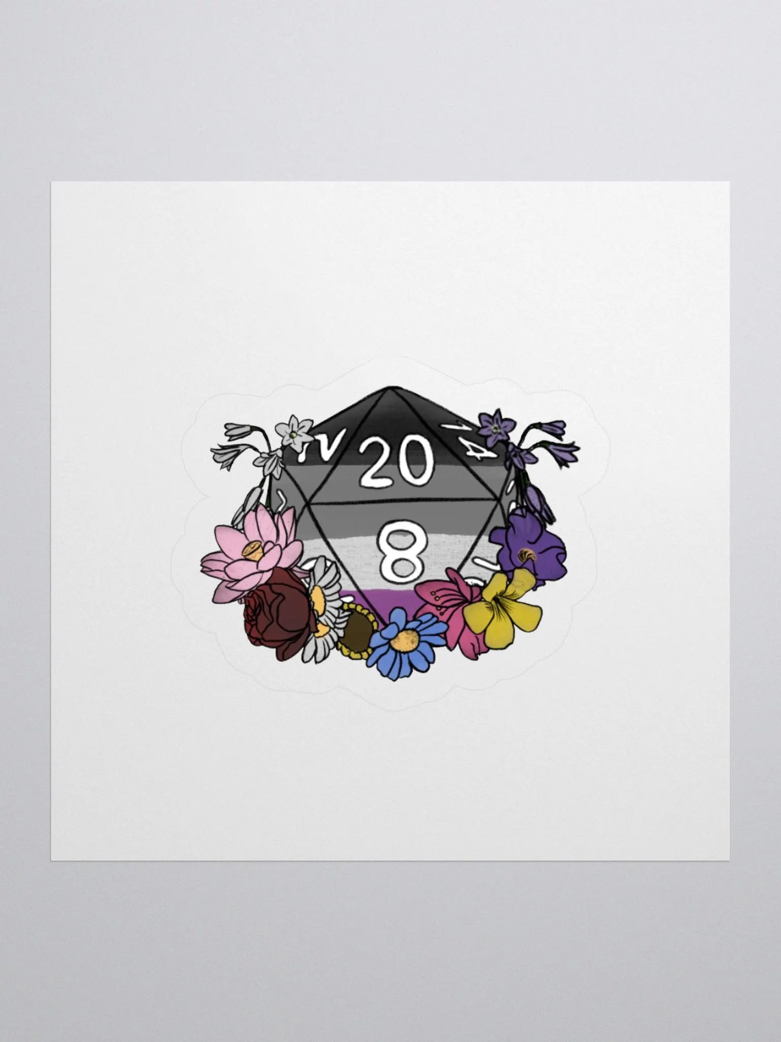 DnD Inspired Pride - Sticker - Ace product image (1)