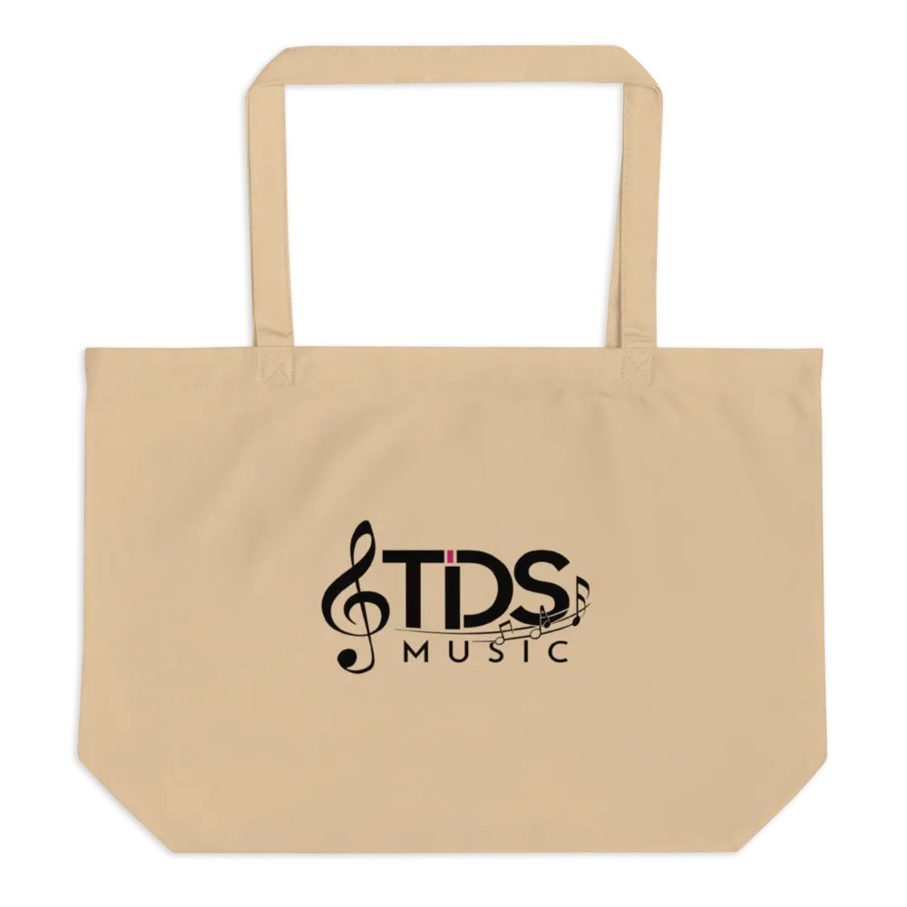 TDS Music Eco-Friendly Organic Cotton Tote - Musical Design product image (2)