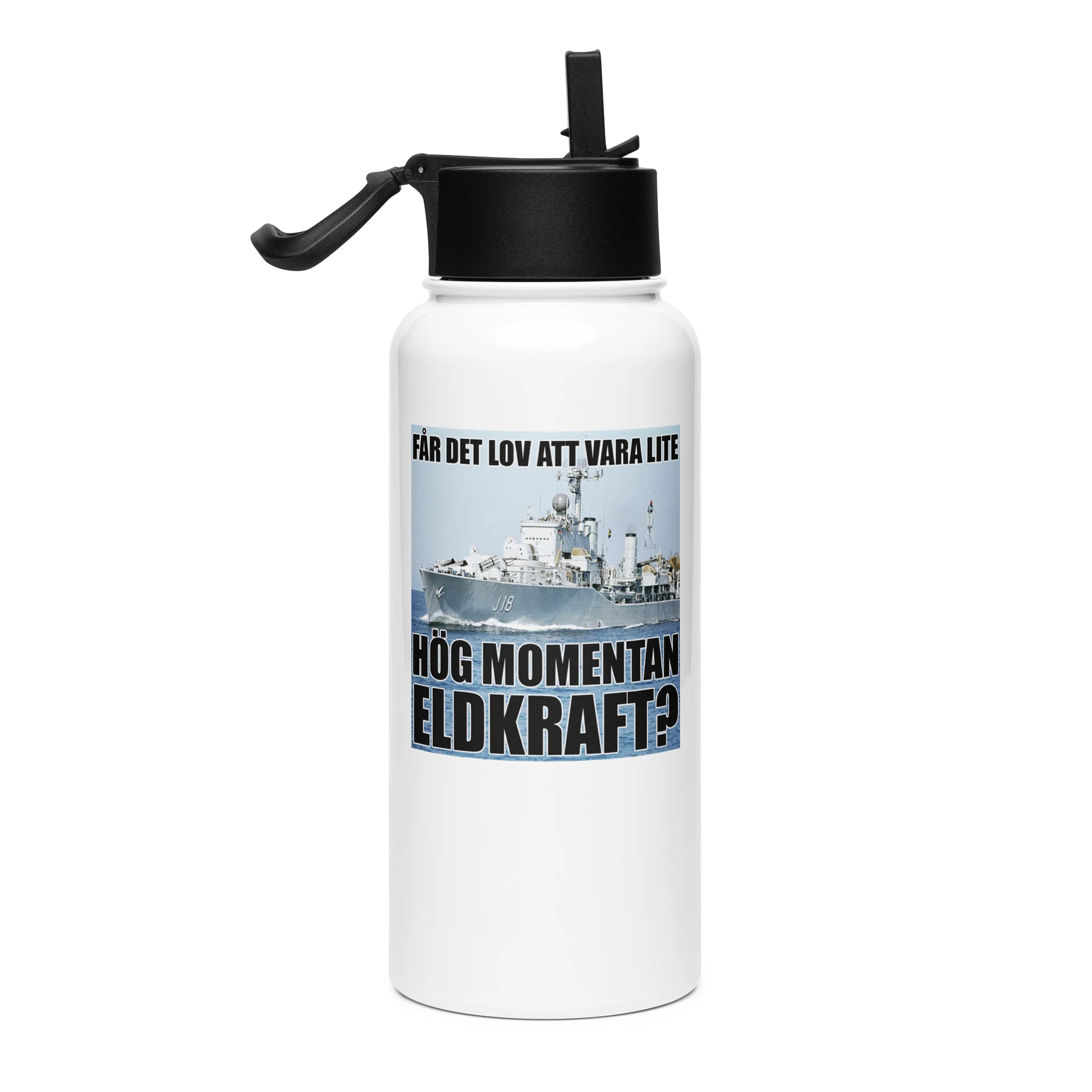 Får det lov att vara lite hög momentan eldkraft? -Halland (Vattenflaska) product image (1)