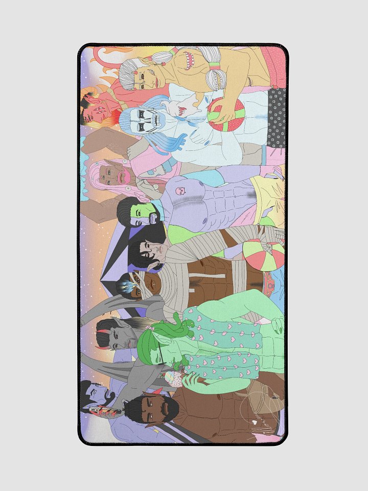 Monster Man Summer Desk mat product image (2)