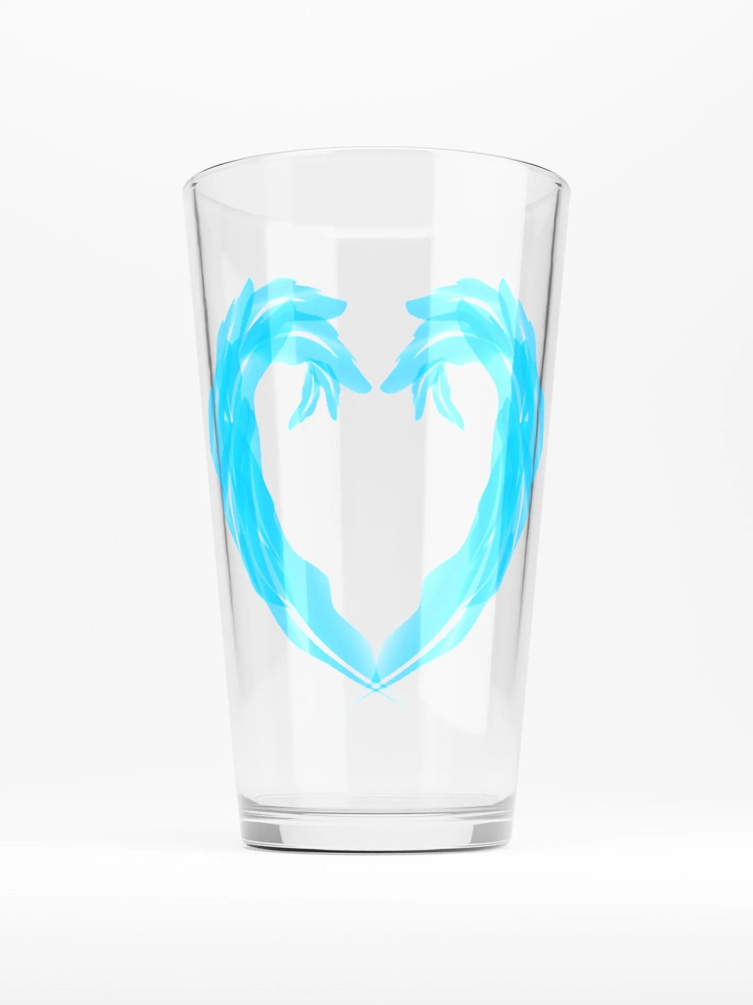 Sarenadia Feather Heart Glass product image (1)