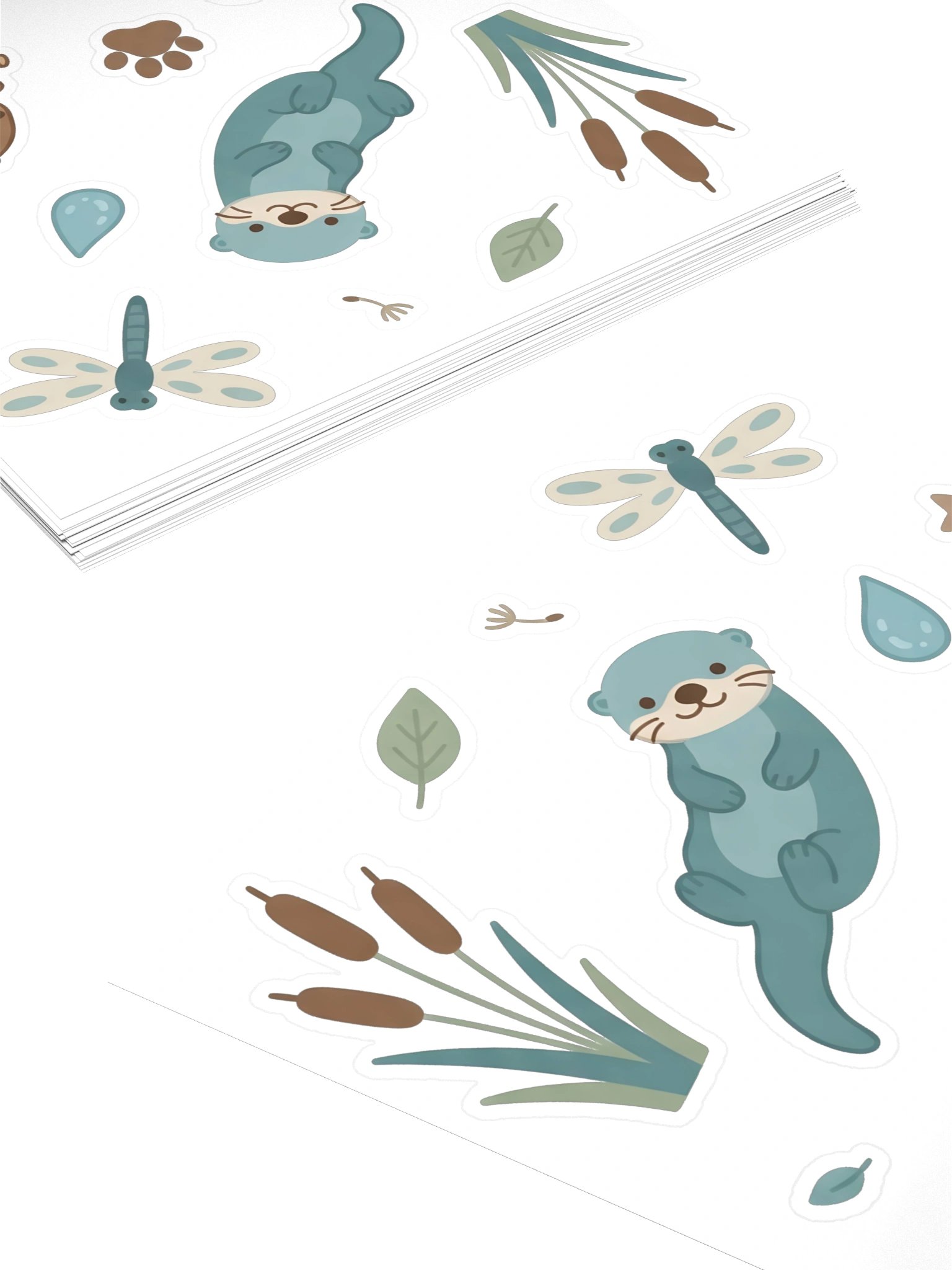 Woodland Wetland Animal Kiss Cut Stickers product image (1)