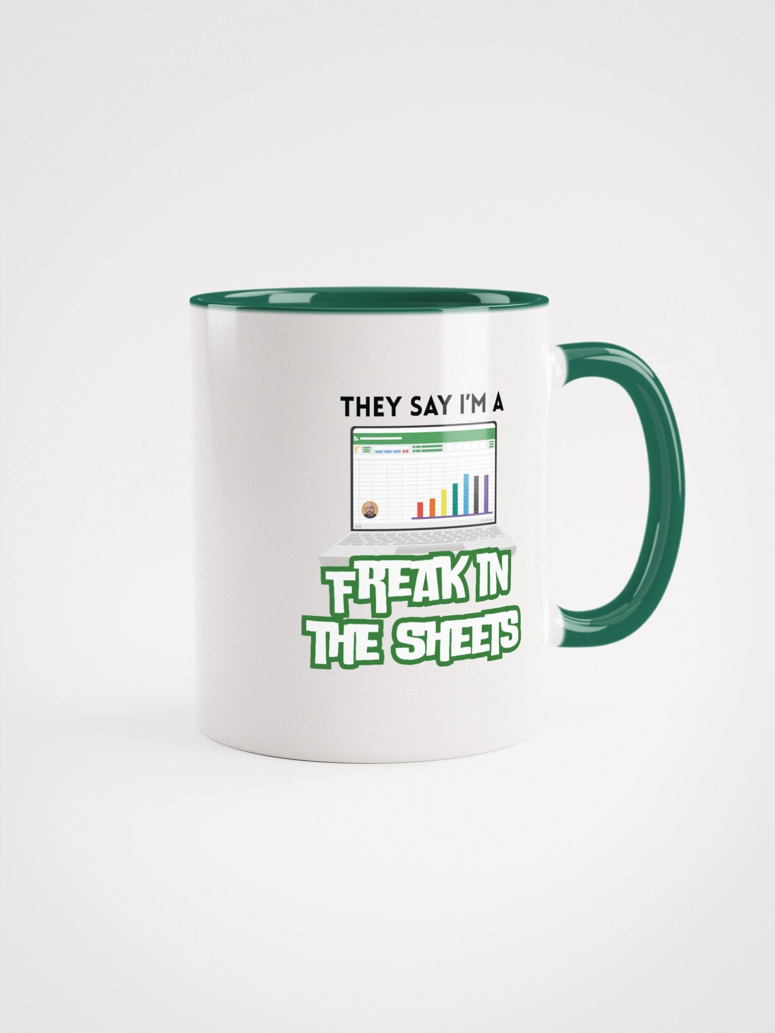 "Freak in the (Spread) Sheets" Mug product image (2)
