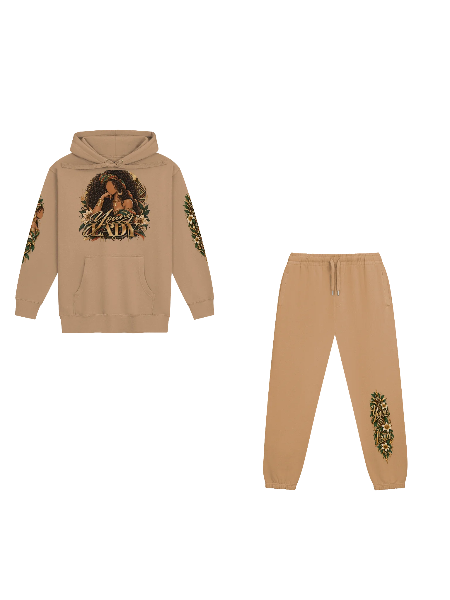 Young Lady Premium Hoodie Set product image (1)