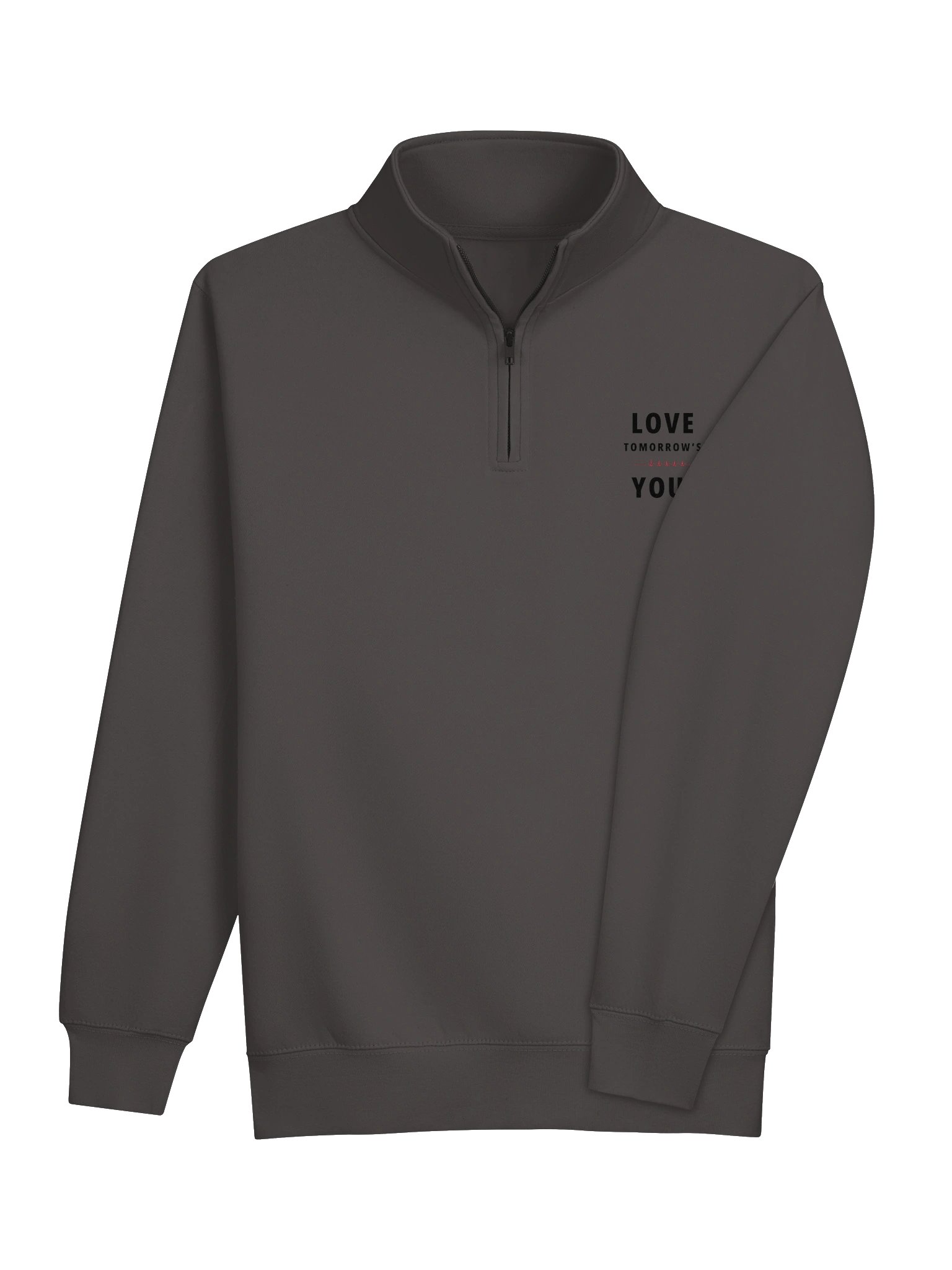 Love Tomorrow's You — Quarter Zip (White & Light) product image (10)