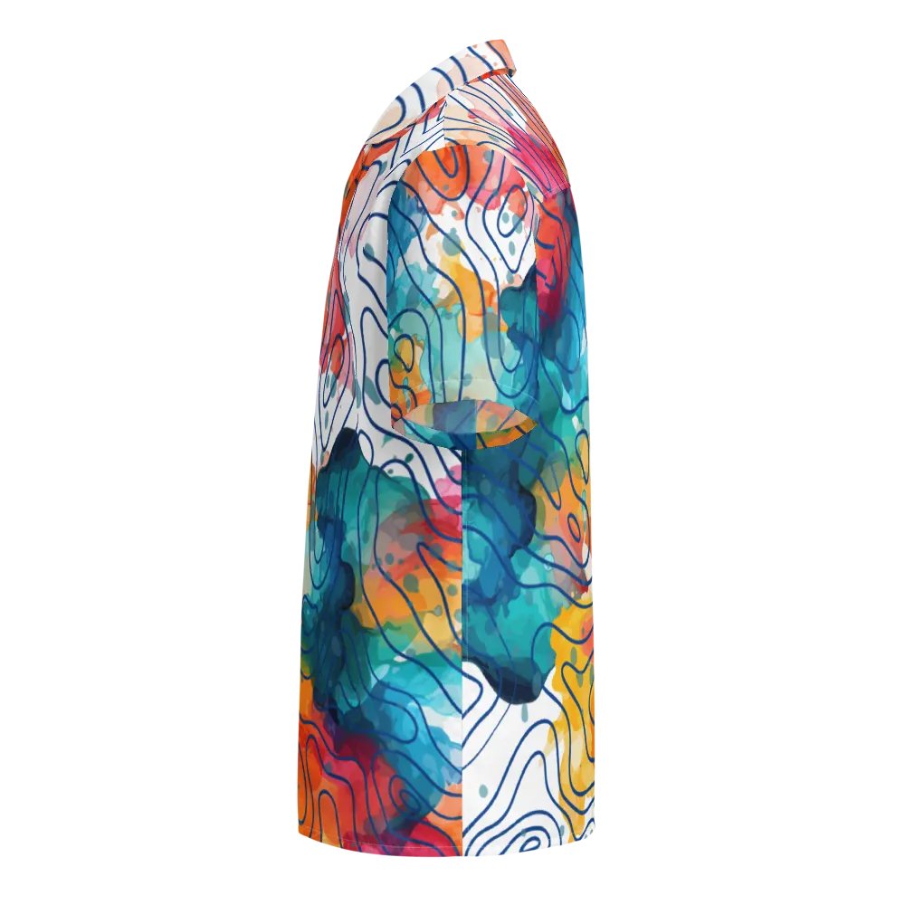 Topographic Breeze Hawaiian Shirt product image (3)