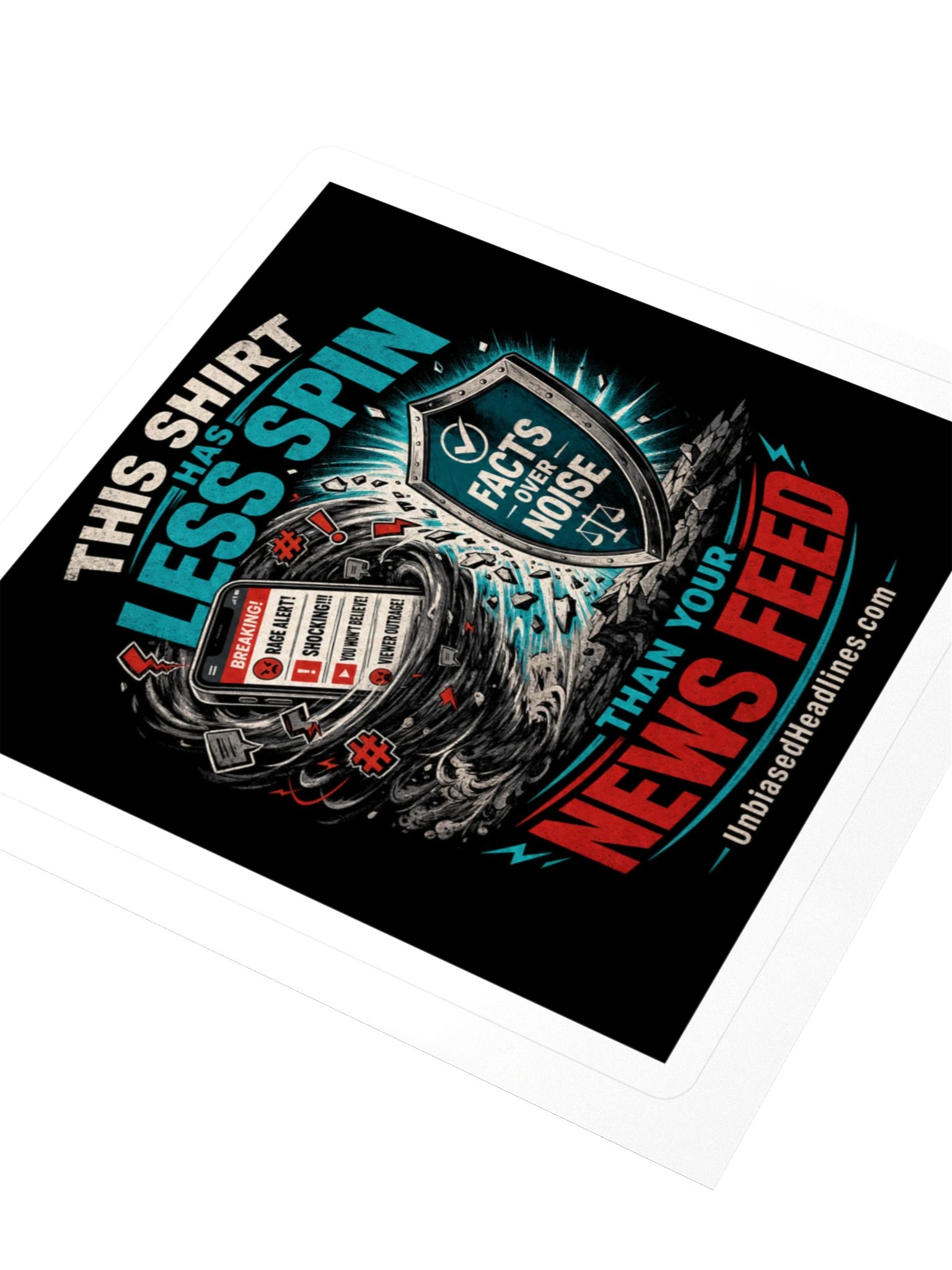 Less Spin Than Your News Feed Sticker product image (3)