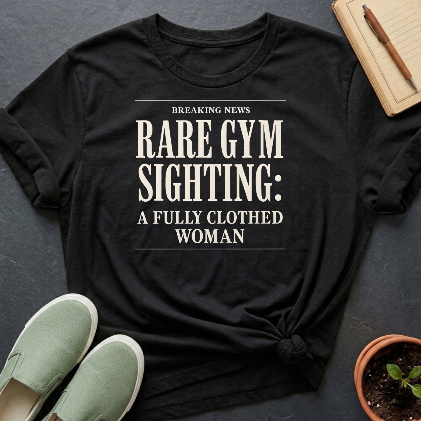 Good Clean Fun: "Rare Gym Sighting 3" Organic T-Shirt product image (1)
