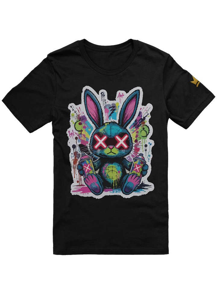 Graffiti Bunny Spray Paint T-Shirt - Unisex T-Shirt – Premium Printed T-Shirt for Everyday Casual & Streetwear product image (1)