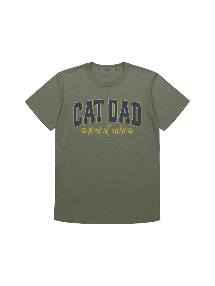 Cat Dad (proud cat worker) - Unisex Adult Super Soft Lightweight T-shirt product image (4)