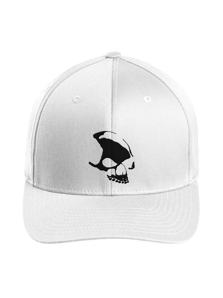 Armada Skull Flexfit Structured White Fitted Cap product image (1)