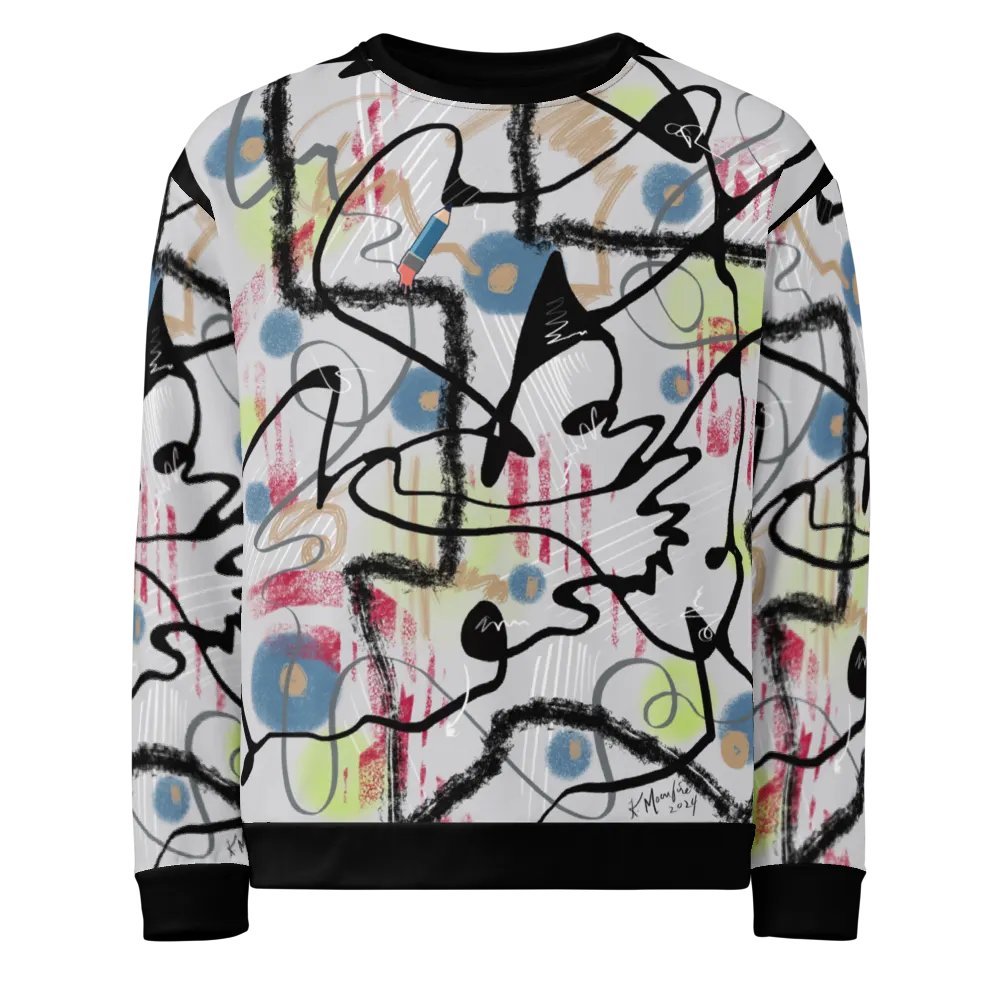 ScribbleWear 'Pencil' Unisex Art Sweatshirt product image (1)