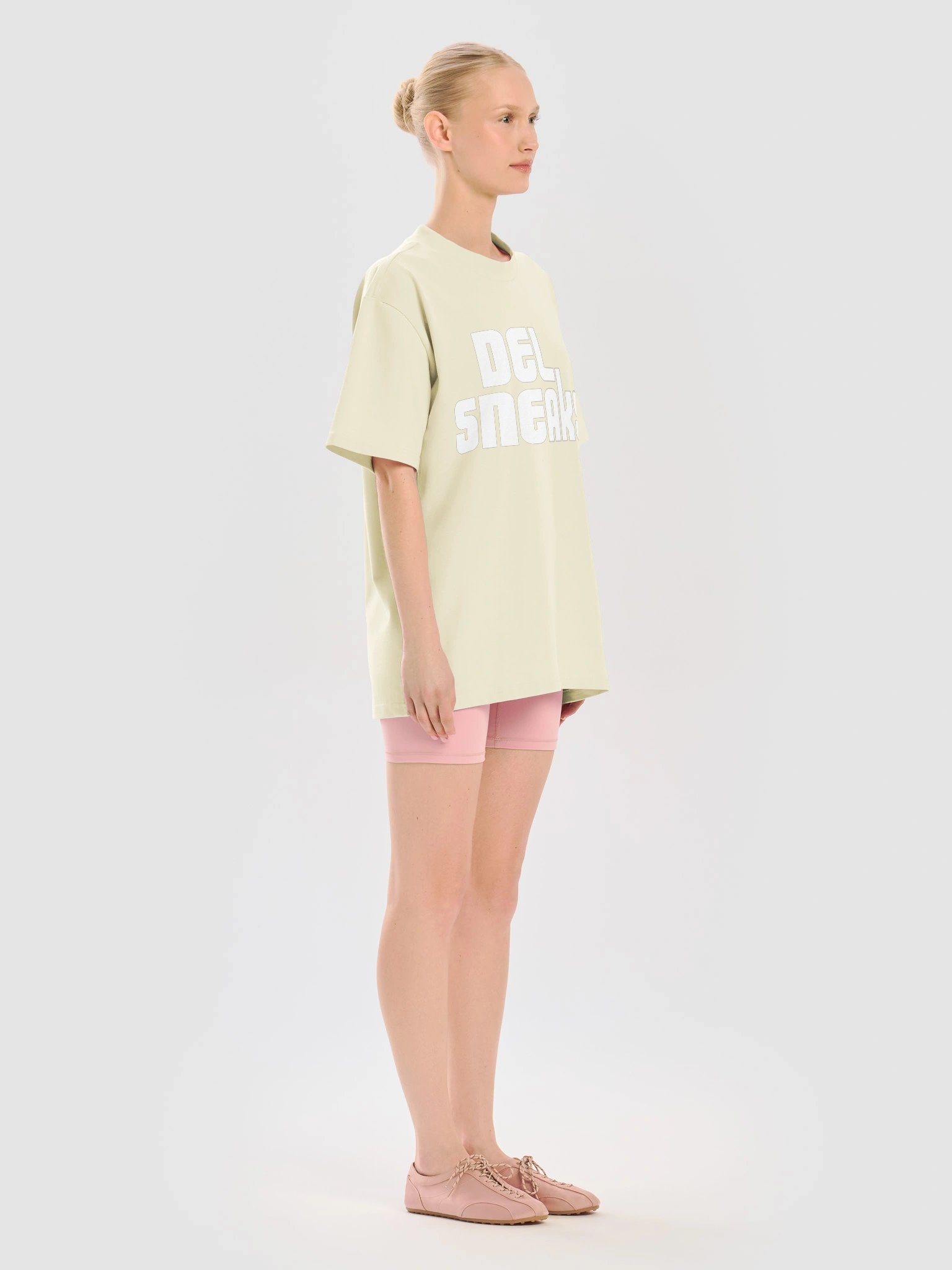 Classic Logo Oversized T-Shirt Butter product image (11)