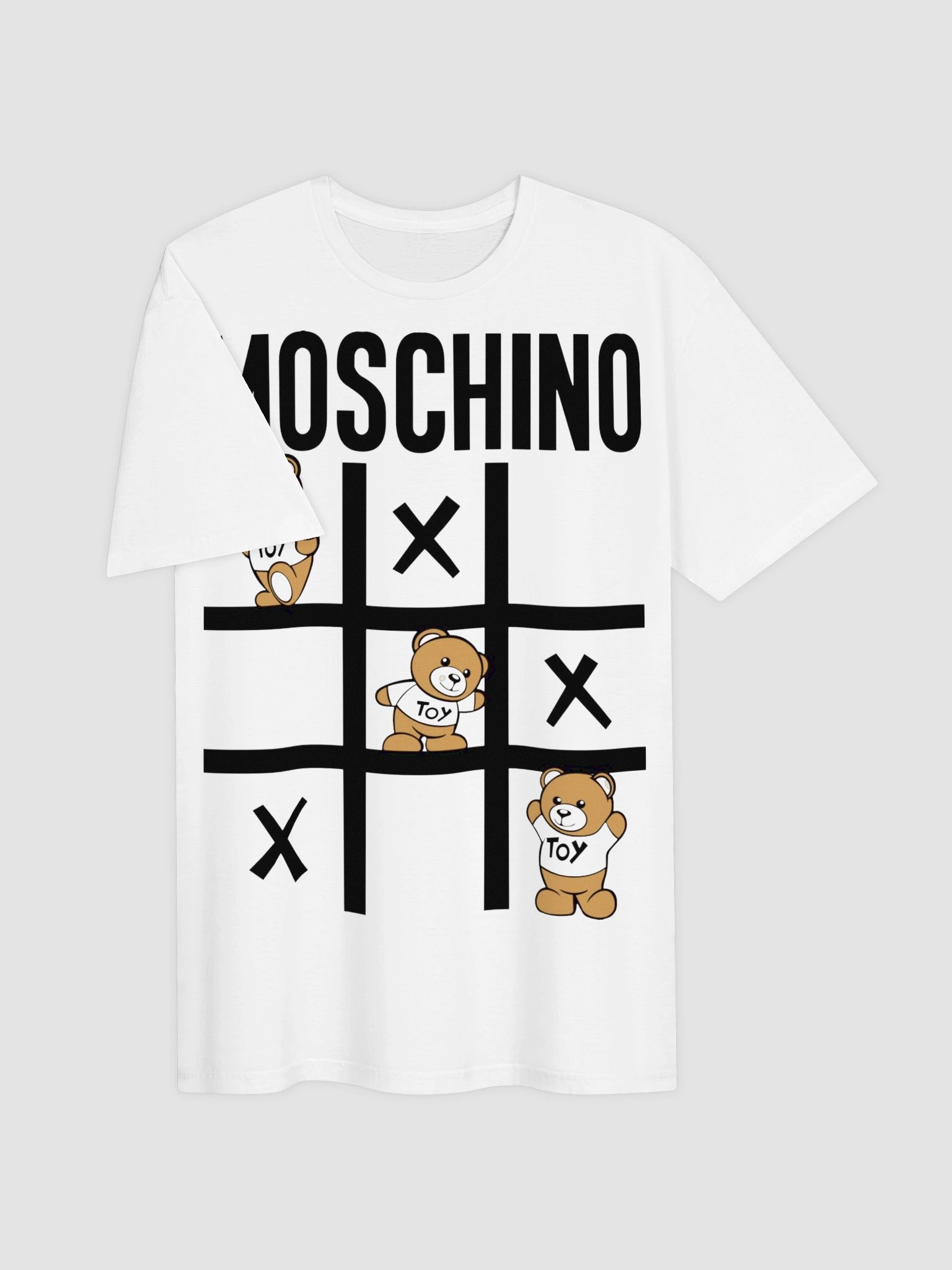 Moschino Toy Bear Tic-Tac-Toe Women's T-Shirt product image (2)