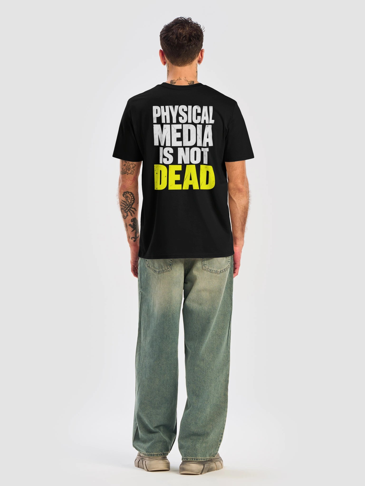 GNF Limited Edition TMNT Design: PHYSICAL MEDIA IS NOT DEAD TEE product image (8)