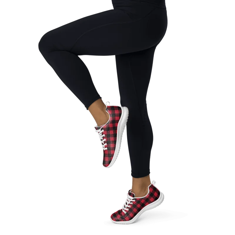 Crimson Check Women's Athletic Shoes product image (9)