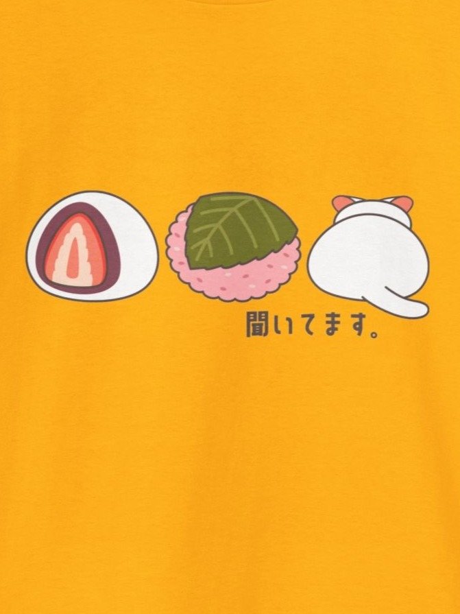 Daifuku Mochi Cat - Unisex Youth Heavyweight T-shirt product image (1)