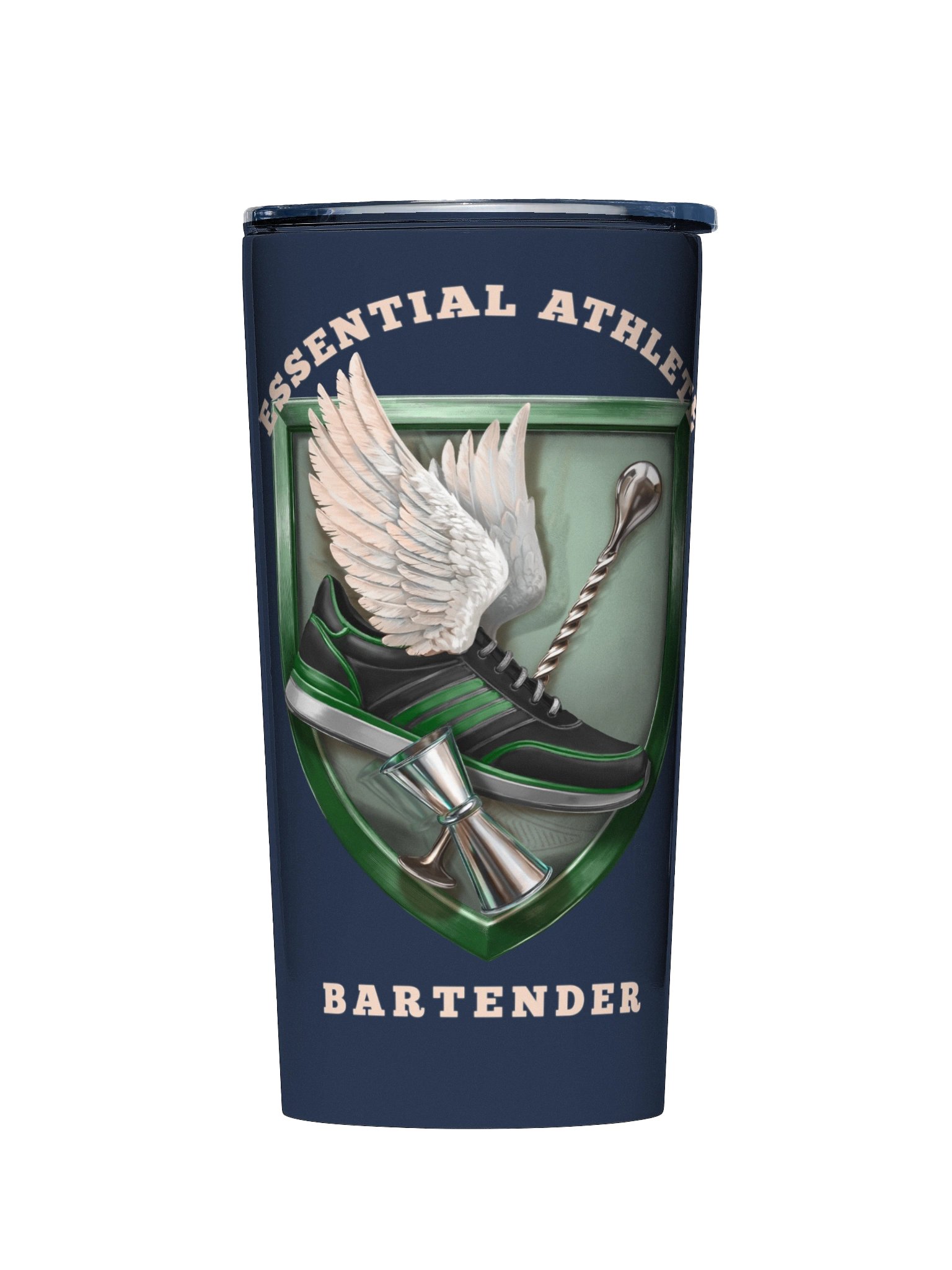 Shield Series: Bartender Edition (Navy) Tumbler product image (1)