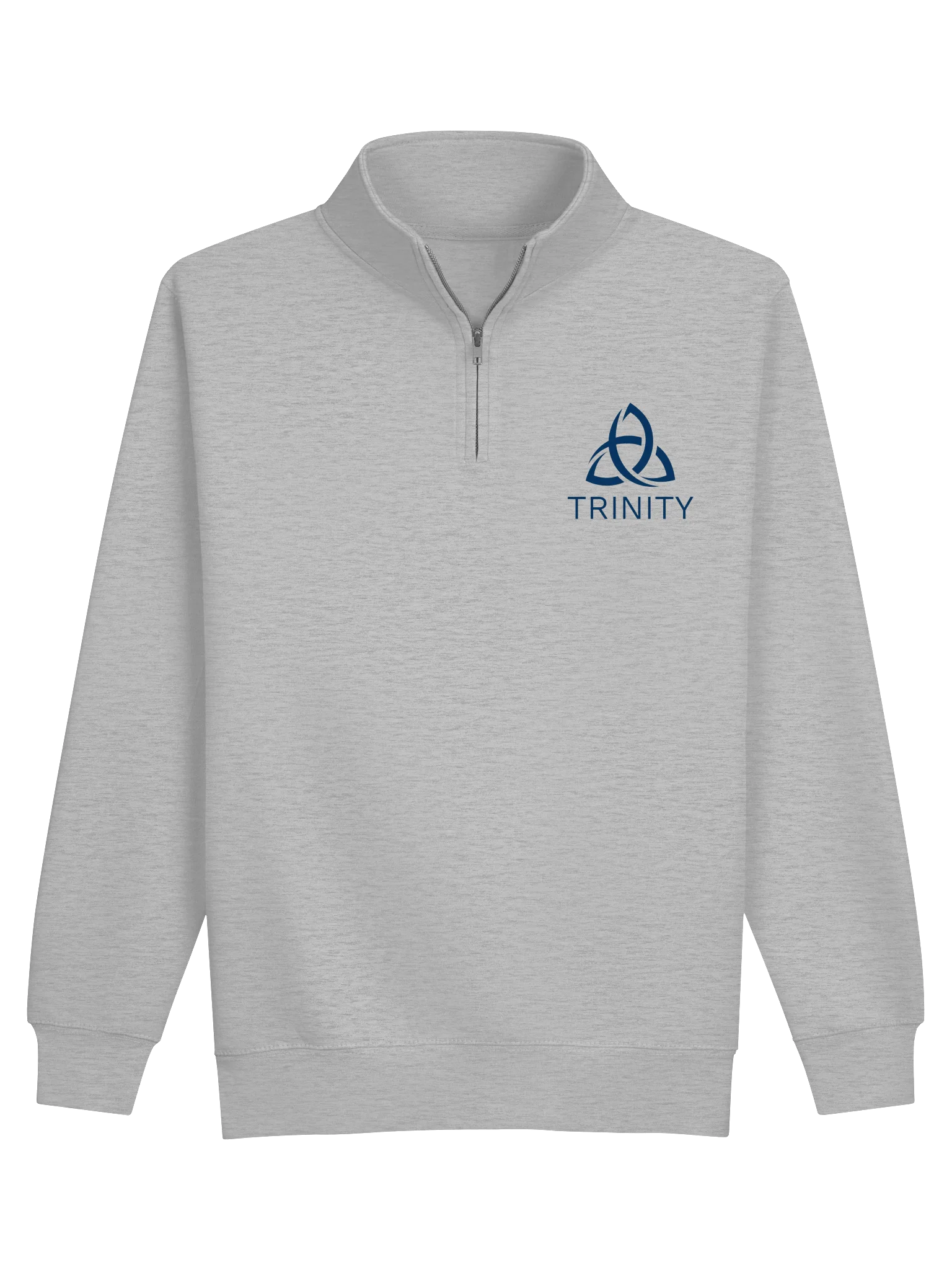Quarter Zip Sweatshirt (blue logo) product image (1)