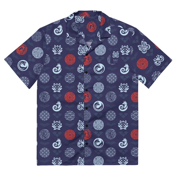 Mythical Dots Hawaiian Shirt A product image (2)
