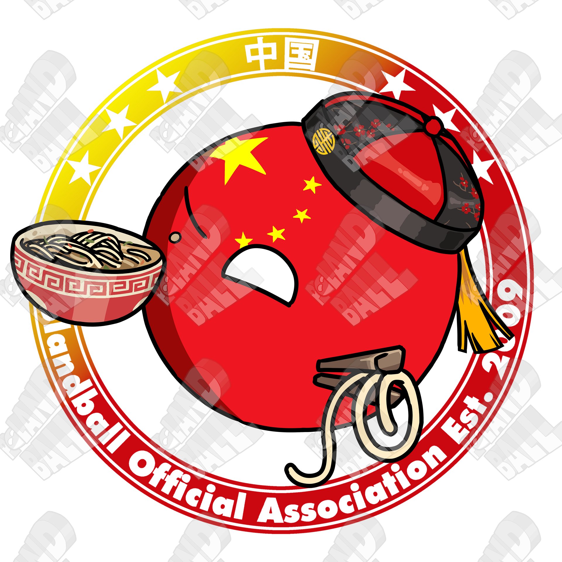 Polandball Official Association T-shirt - China product image (4)