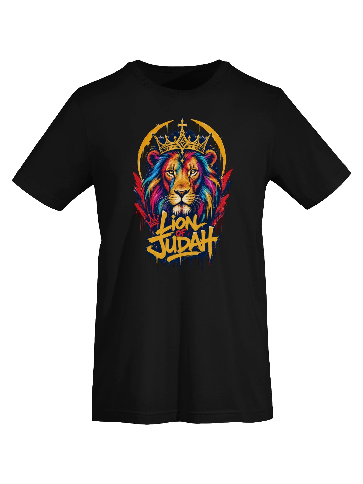 Lion of Judah Neon Crown Tee product image (43)