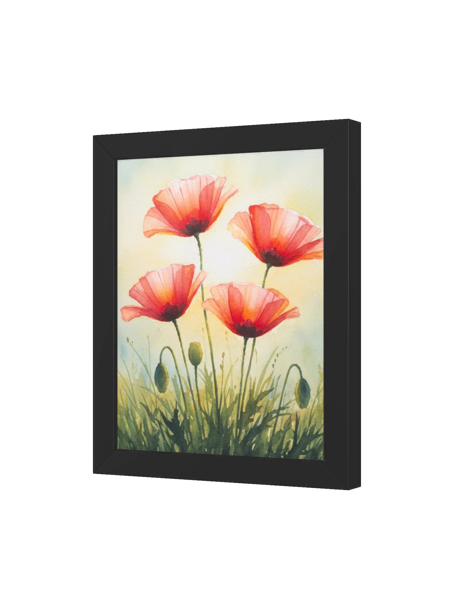 Red Poppy Serenity Framed Poster product image (17)