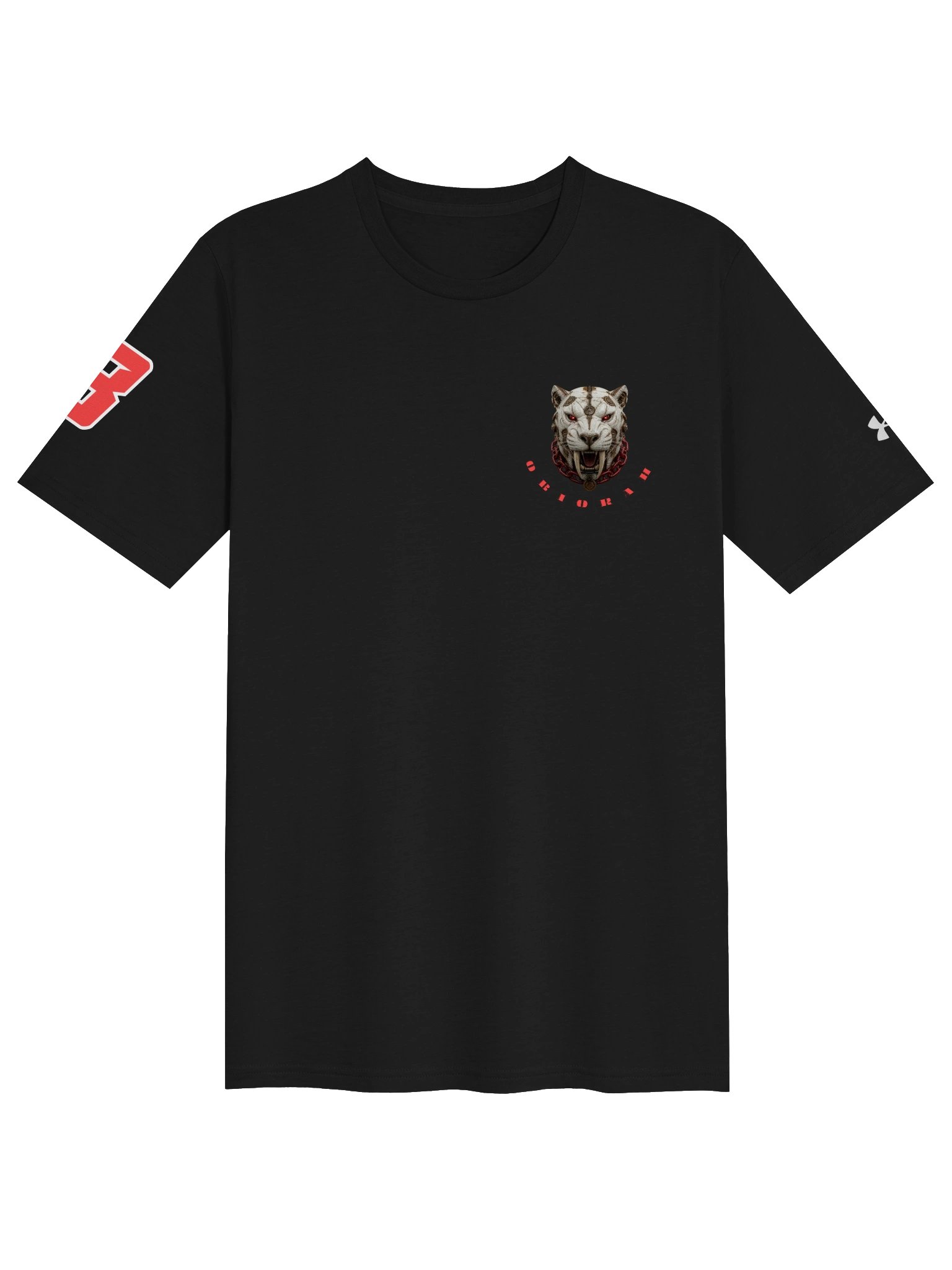 Mechanical Tiger Graphic Athletic Tee product image (1)