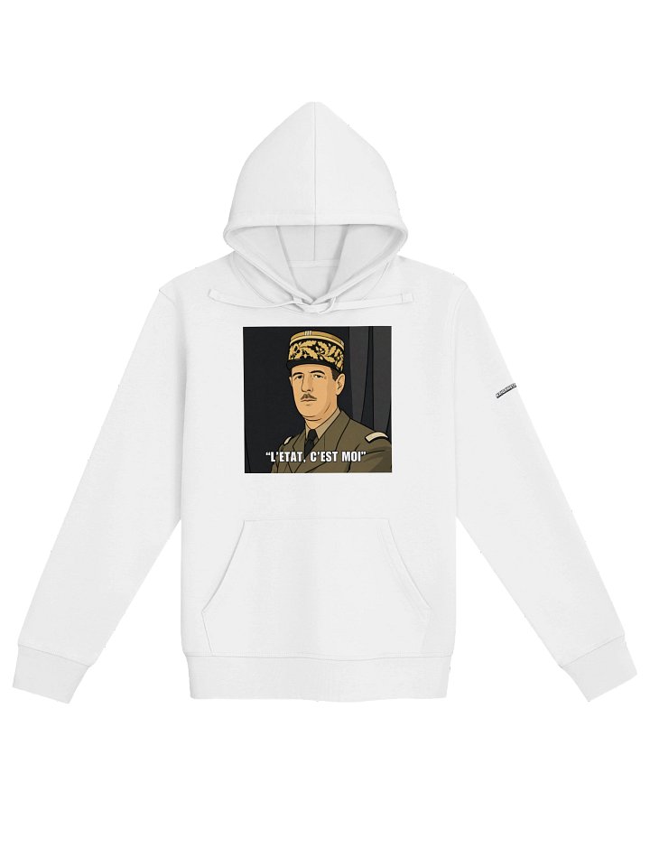 L'etat c'est moi - Charles De Gaulle (Premium Organic Hoodie) product image (1)