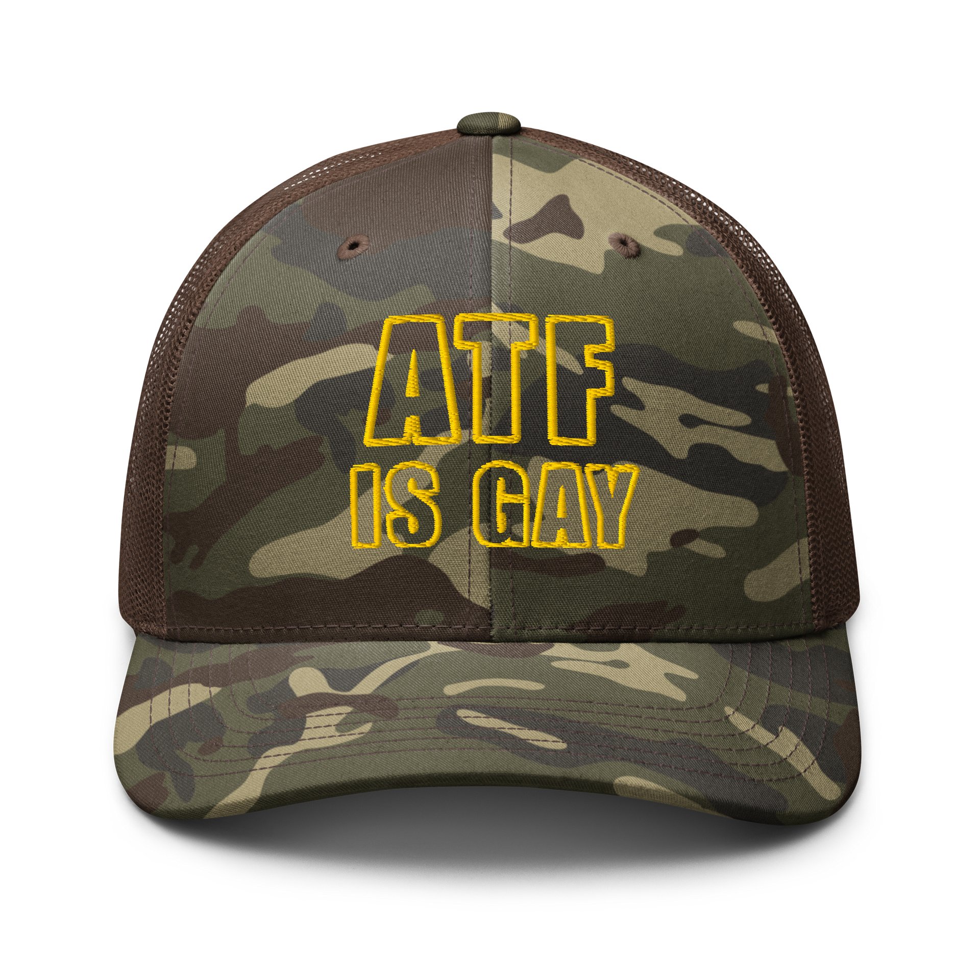 ATF IS GAY Camo Hat product image (1)