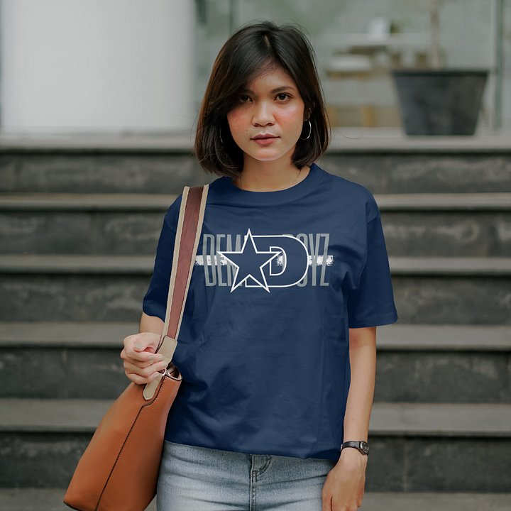 DEM BOYZ Tshirt (Navy Star-D) product image (1)
