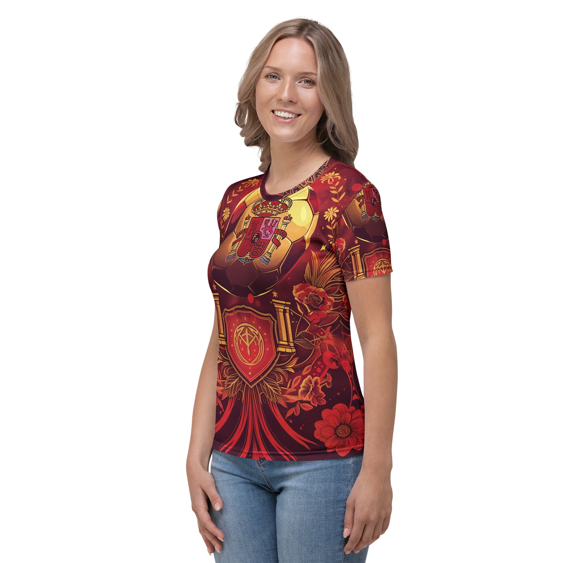 Spain Womens Fantasy Football Shirt product image (5)