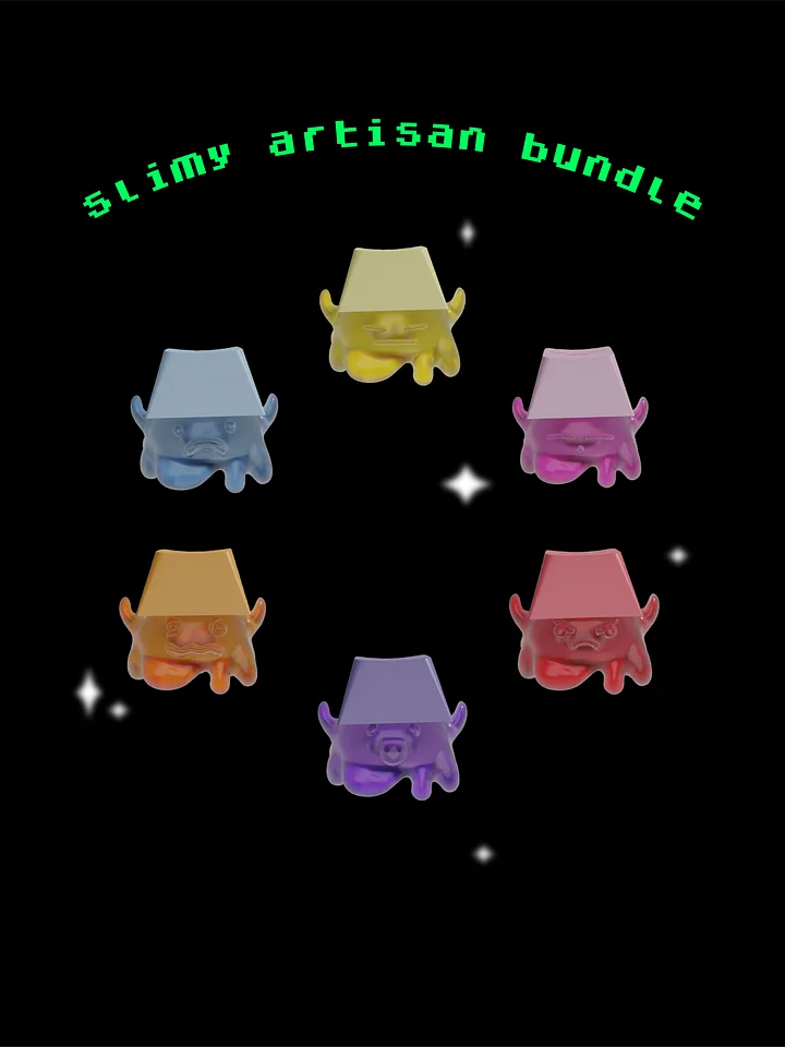 [Bundle Set] 6 Slimy Artisan Keycap (PRE-ORDER) product image (1)