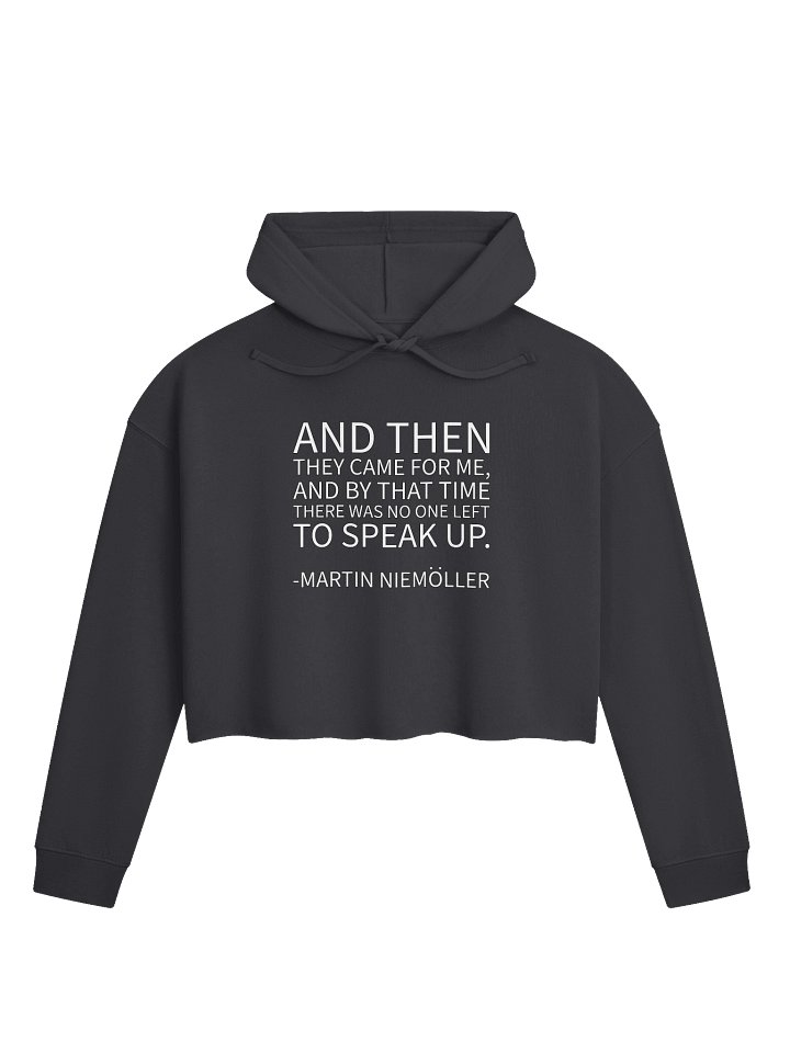 Apolitical crop hoodie product image (1)