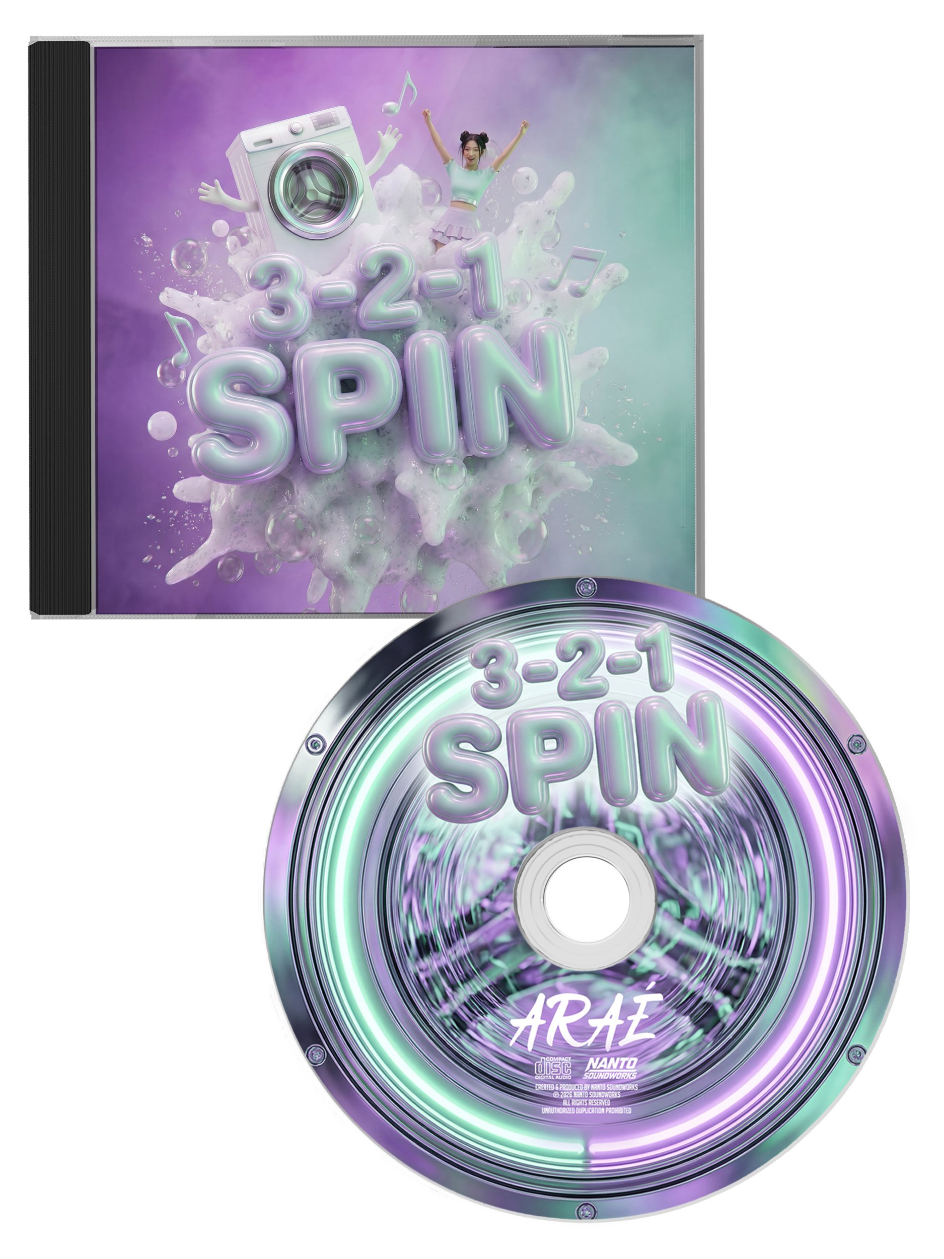 3-2-1 SPIN (EP) - CD product image (1)