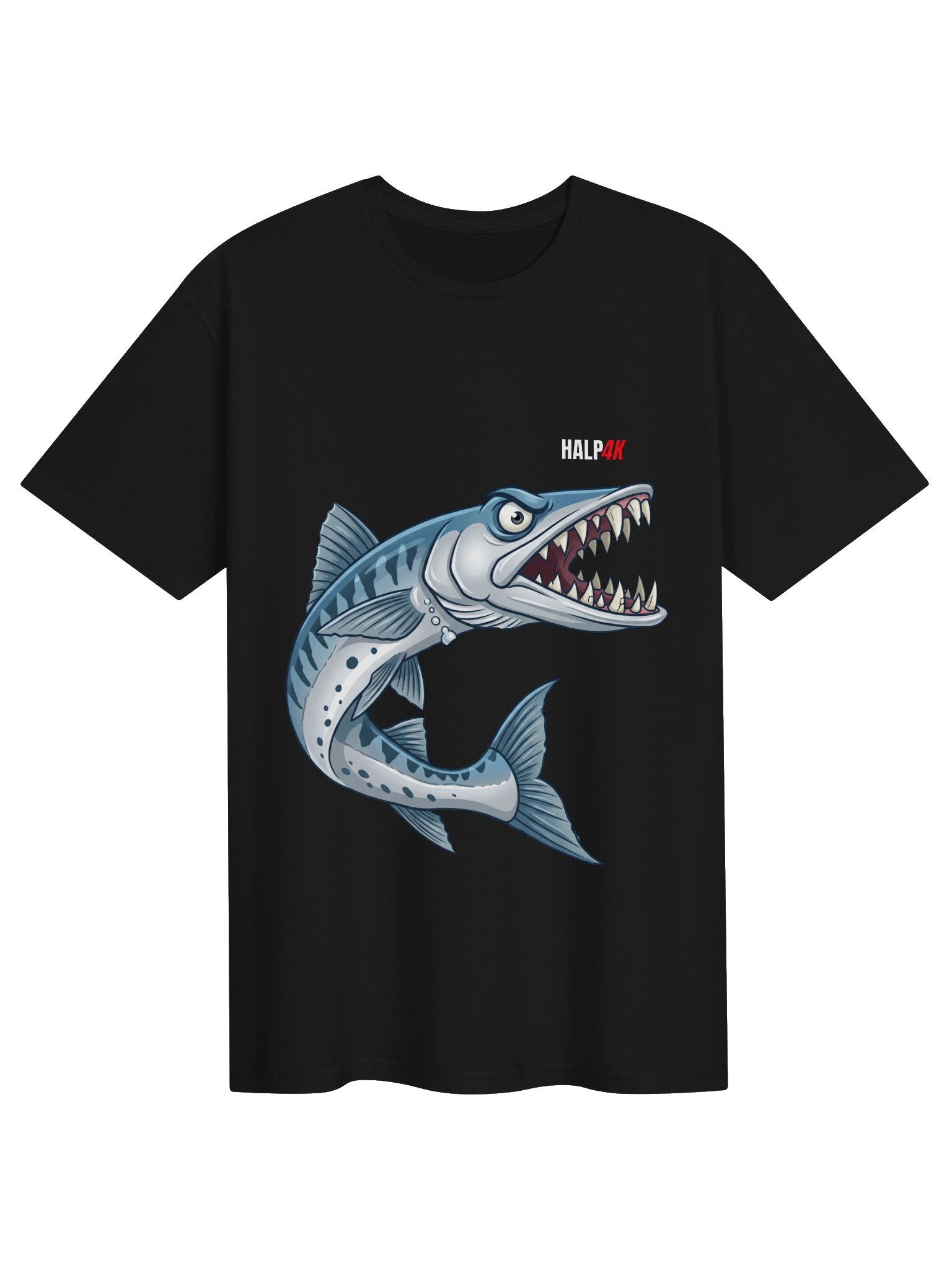 Remera HALP4K Fish Series – Barracuda product image (1)