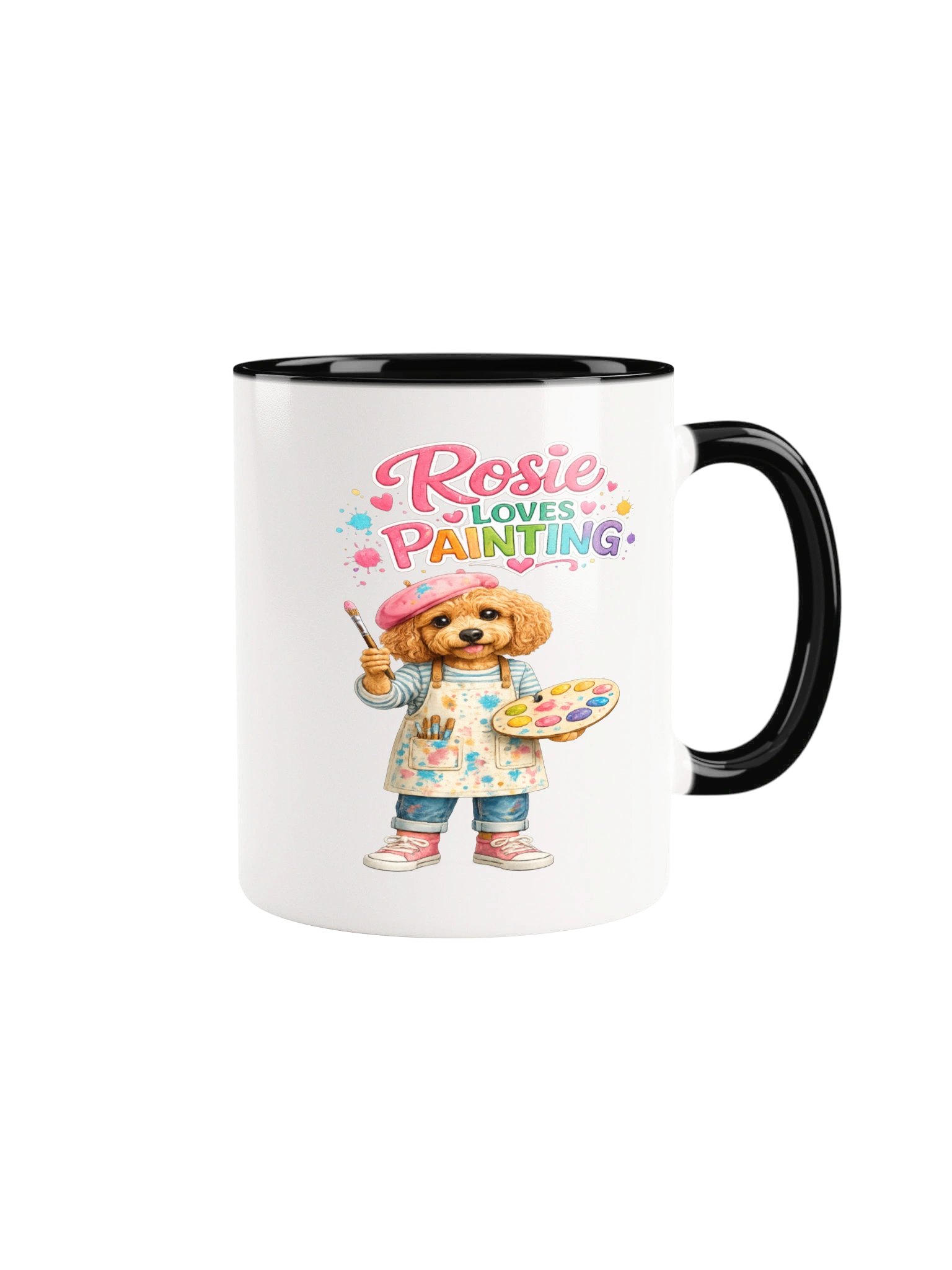 Rosie Loves Painting Paw Print Mug product image (3)