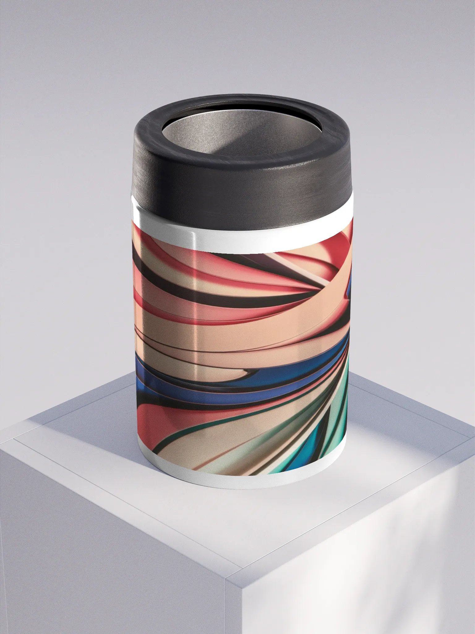 Graphic Grove Insulated Stainless Steel Koozie - Multicolour Abstract Design product image (3)