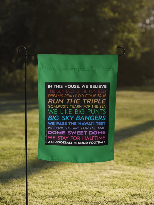 IN THIS HOUSE 2.0 - 12" x 17" Double Sided Garden Flag product image (1)