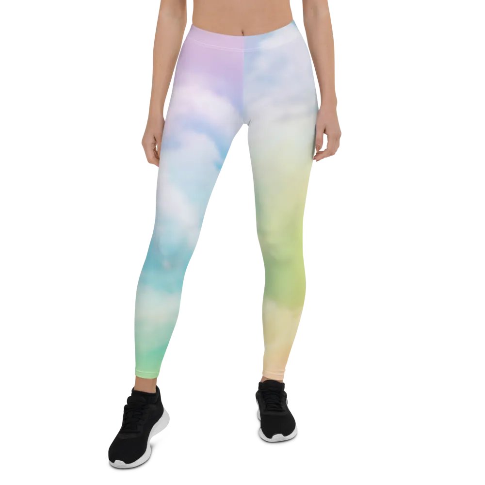 Blur cloud rainbow Design Legging - V5 product image (1)