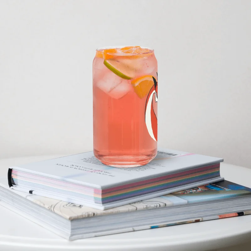Calming Red Fox Can-Shaped Glass product image (8)