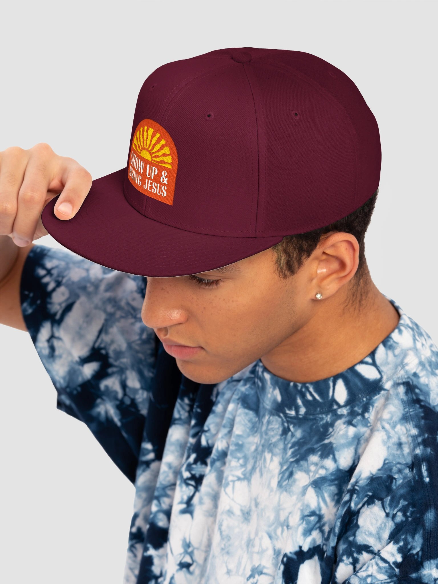 Show Up & Bring Jesus Embroidered Hat product image (7)