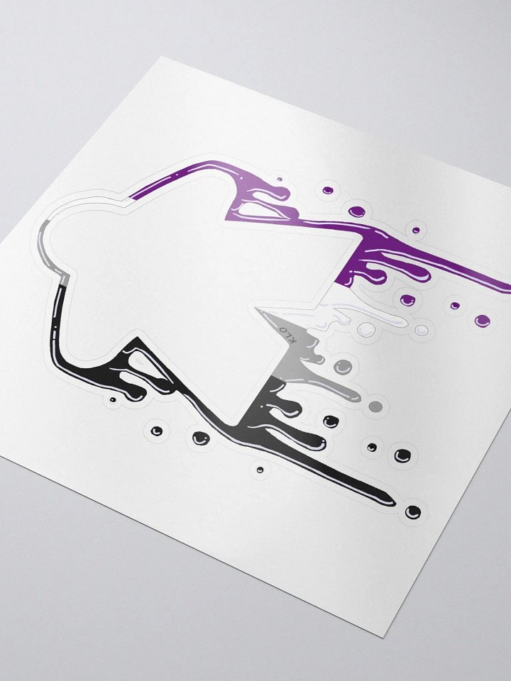 Drippy Ace Pride Meeple Sticker product image (1)