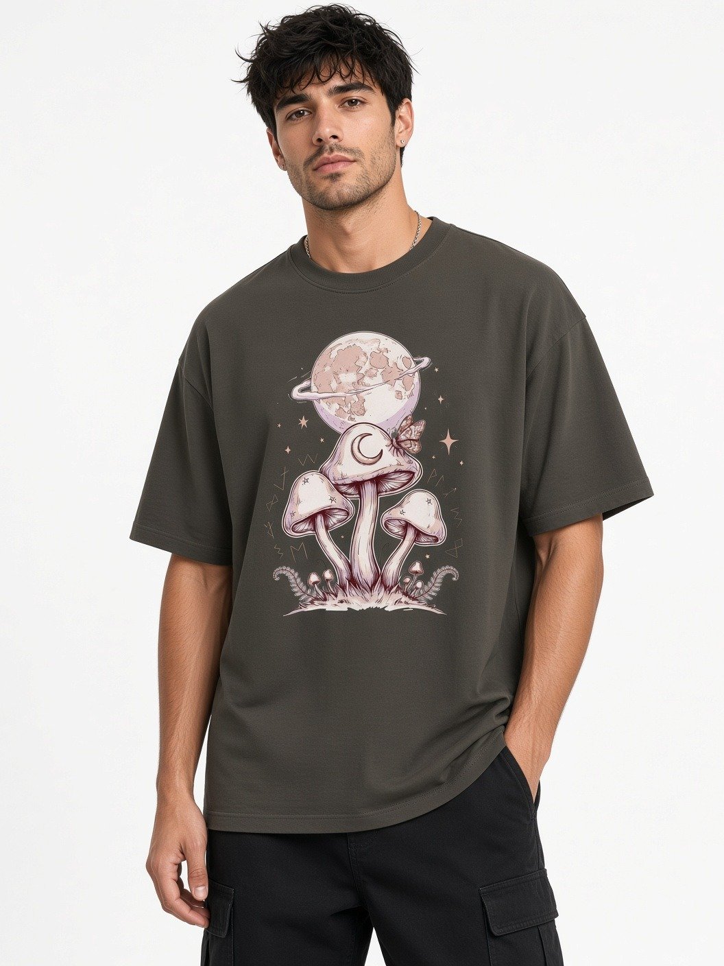 Mooncap Grove // Ringed Moon Heavyweight Box Tee product image (2)