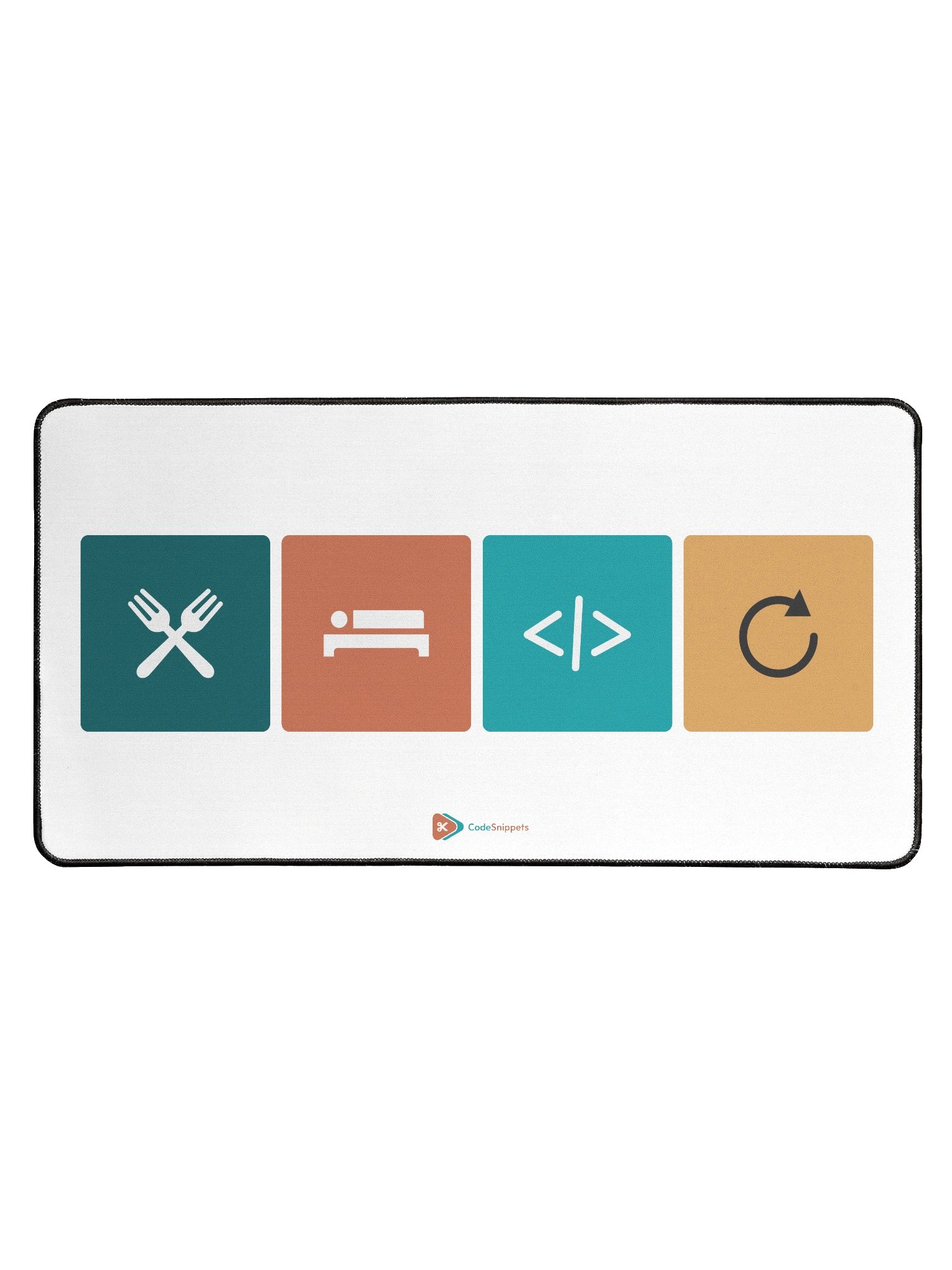Emoji code Desk Mat — 15.5 x 31.5 product image (1)