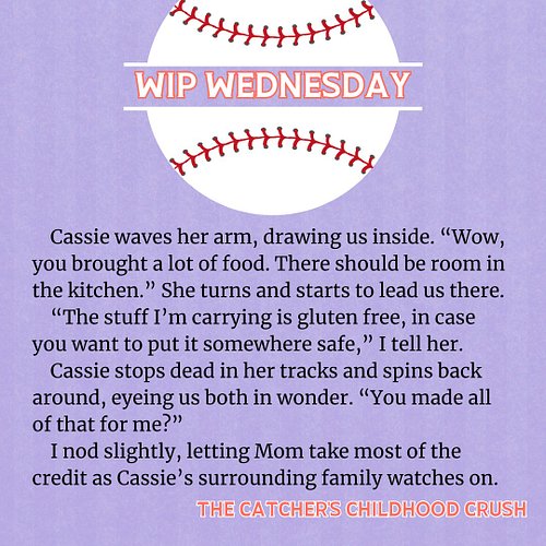 Shane takes Cassie's gluten intolerance very seriously. And I love him for that.

  Cassie waves her arm, drawing us inside. ...