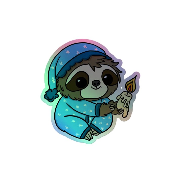 Holographic Sticker Sheet - Night product image (2)