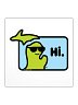 MI Says Hi™ Michigan Sticker
