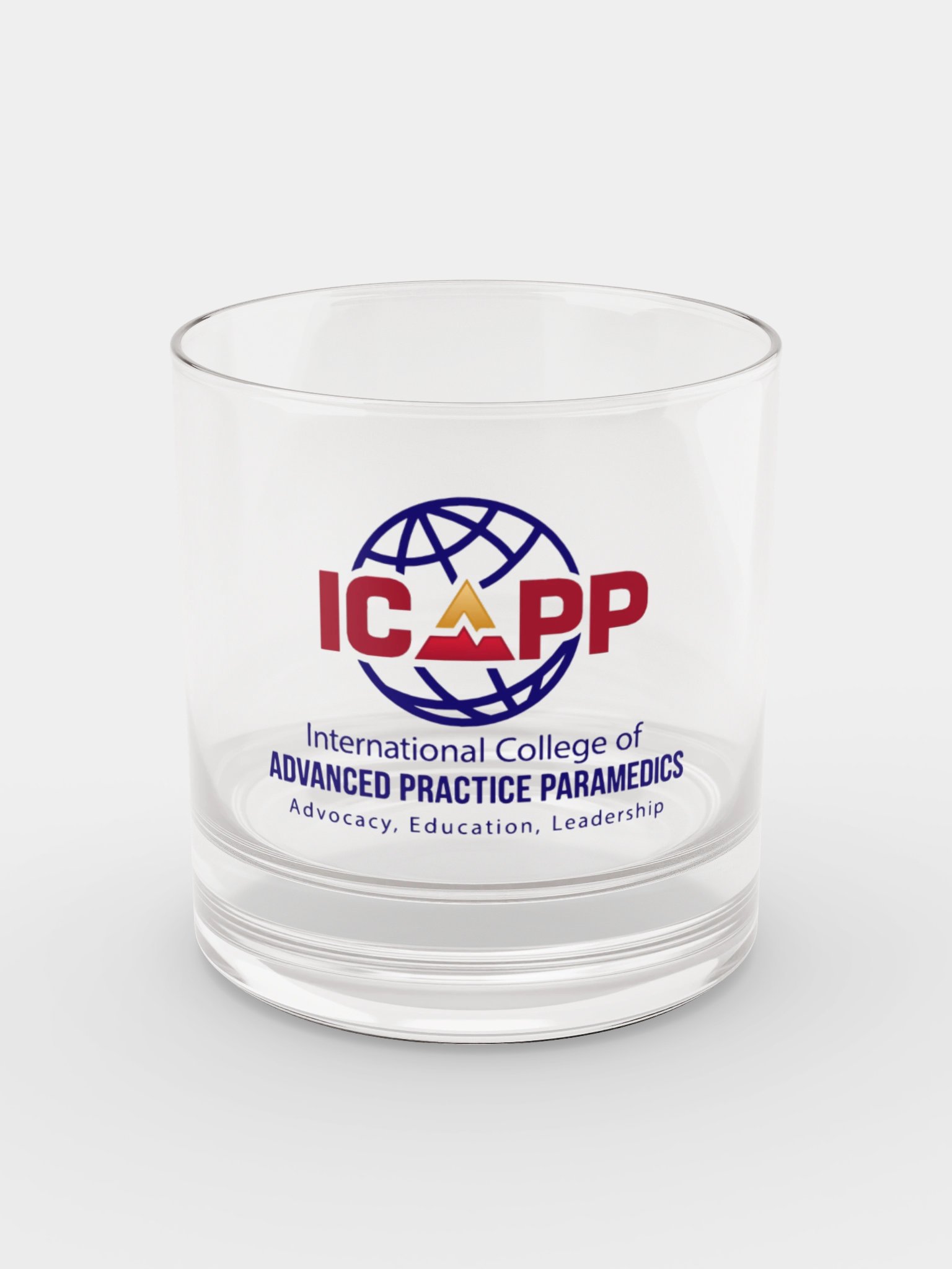 ICAPP Logo Rocks Glass product image (4)