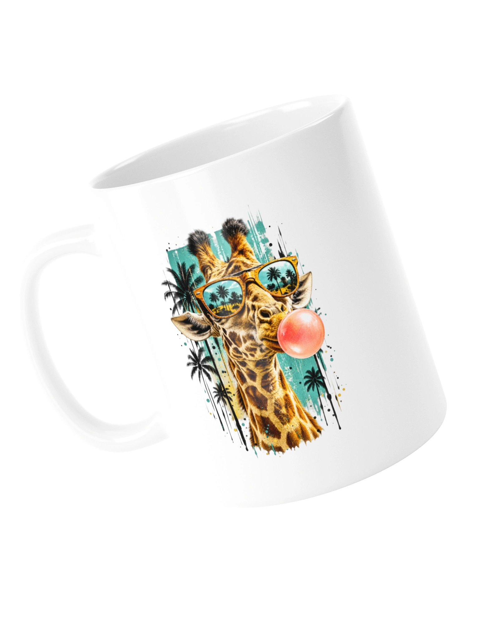 Bubble Trouble Giraffe Ceramic Mug product image (13)